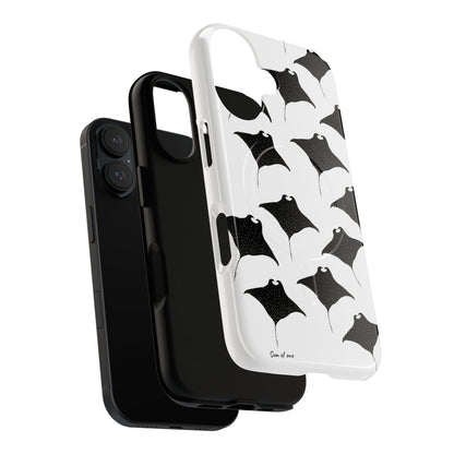 Manta Ray Pattern Phone Case | Tough Magnetic Case