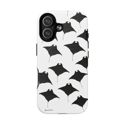 Manta Ray Pattern Phone Case | Tough Magnetic Case