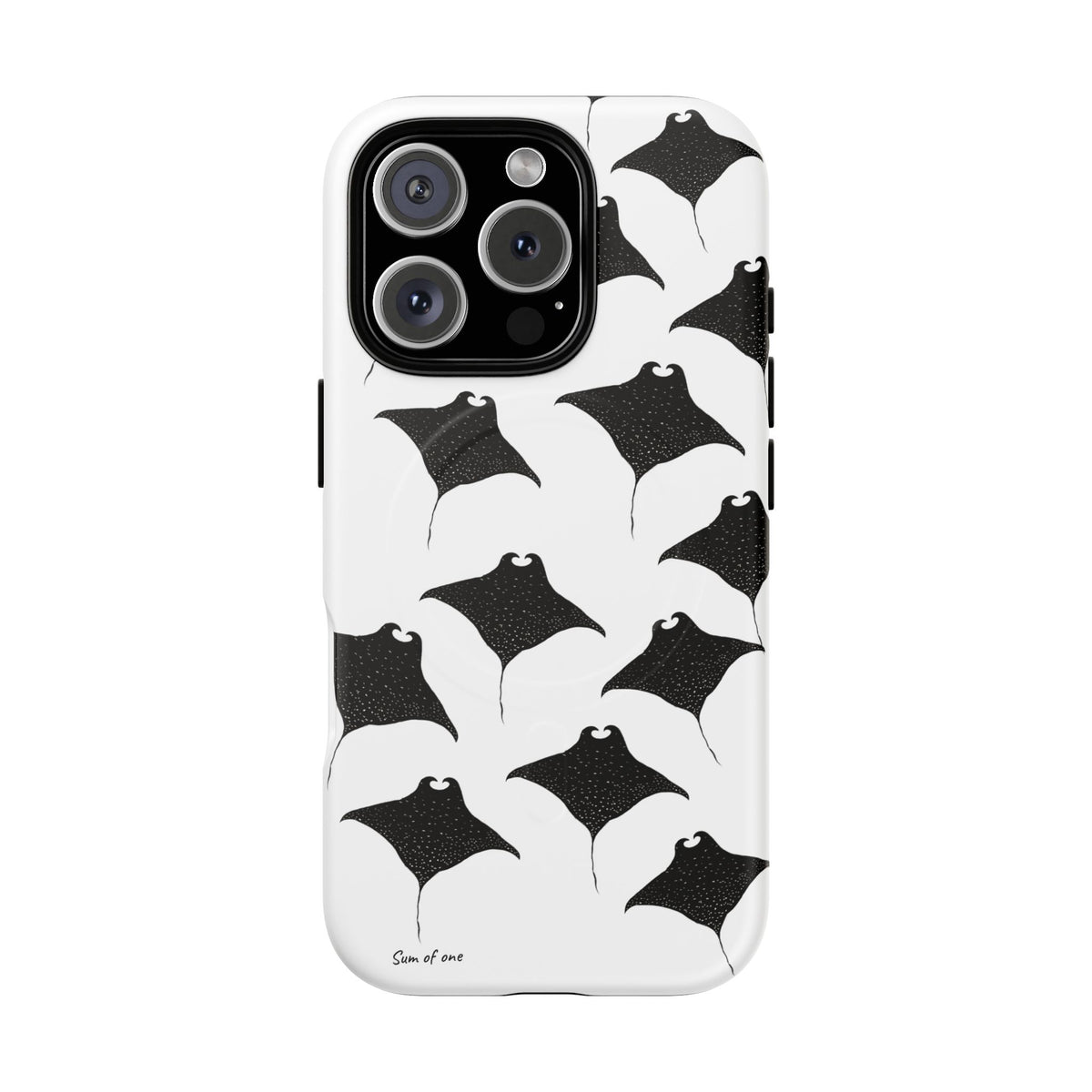 Manta Ray Pattern Phone Case | Tough Magnetic Case