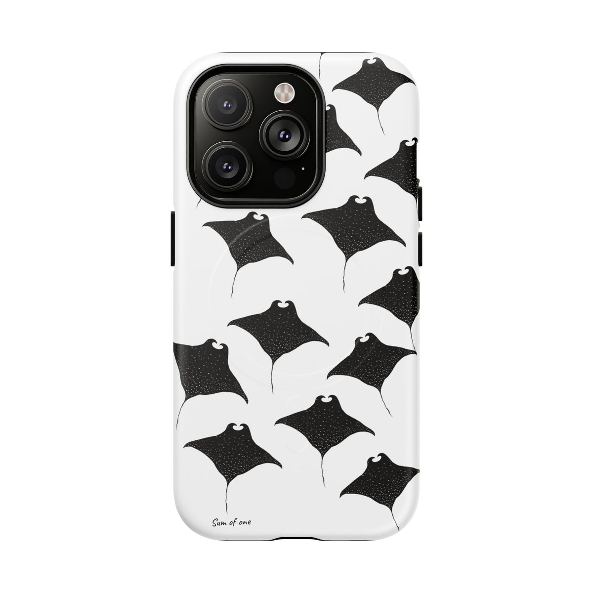 Manta Ray Pattern Phone Case | Tough Magnetic Case