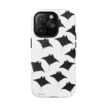 Manta Ray Pattern Phone Case | Tough Magnetic Case