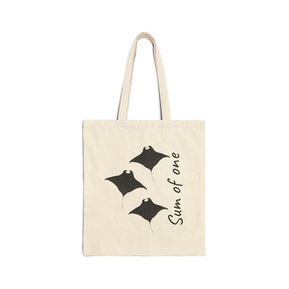 beige manta ray and black flower tote bag designs