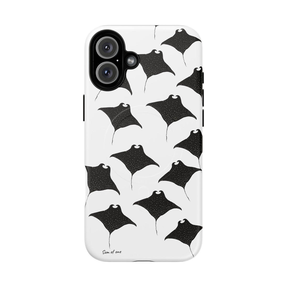 Manta Ray Pattern Phone Case | Tough Magnetic Case
