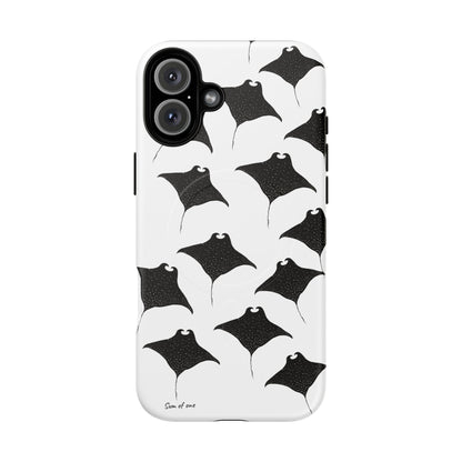 Manta Ray Pattern Phone Case | Tough Magnetic Case