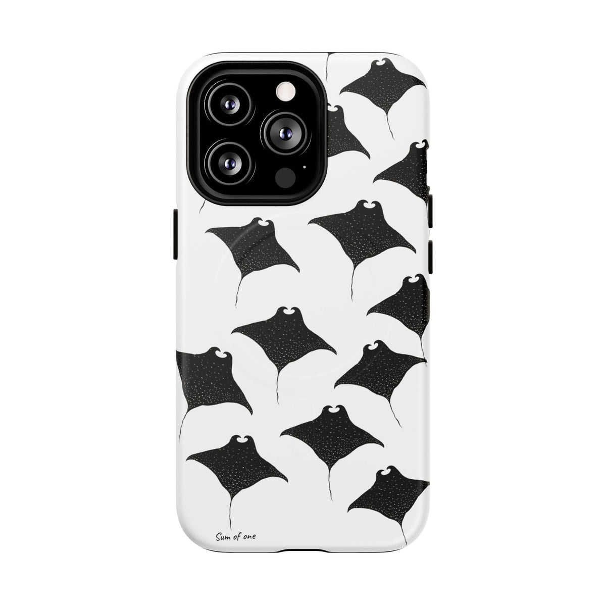 Manta Ray Pattern Phone Case | Tough Magnetic Case