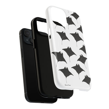 Manta Ray Pattern Phone Case | Tough Magnetic Case