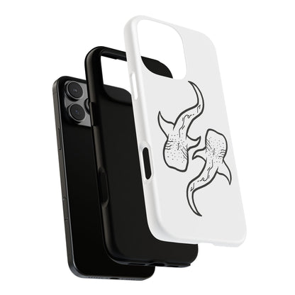Whale Shark (White) Phone Case