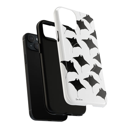 Manta Ray Pattern Phone Case | Tough Magnetic Case