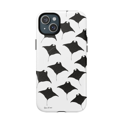 Manta Ray Pattern Phone Case | Tough Magnetic Case