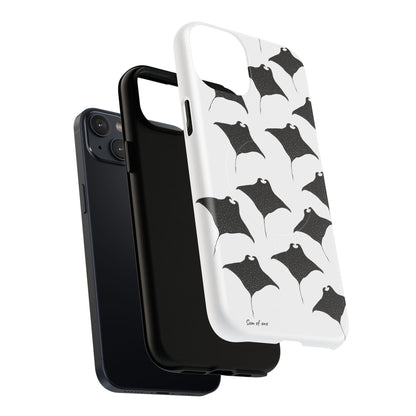 Manta Ray Pattern Phone Case | Tough Magnetic Case